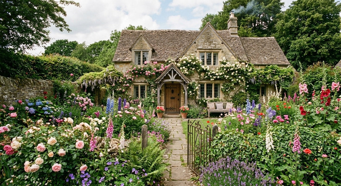 Traditional English cottage garden planting inspiration